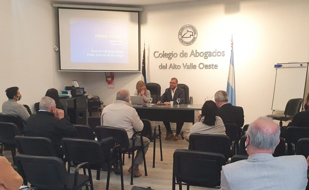 Cipolletti: charla sobre la firma digital, que ser&aacute; obligatoria desde marzo