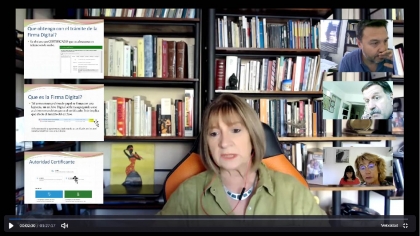Firma digital: m&aacute;s de 120 participantes en la charla convocada por los Colegios de Abogados