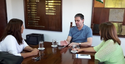 El presidente del STJ se reuni&oacute; con la Secretaria de Ni&ntilde;ez de la Provincia