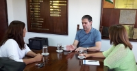 El presidente del STJ se reuni&oacute; con la Secretaria de Ni&ntilde;ez de la Provincia