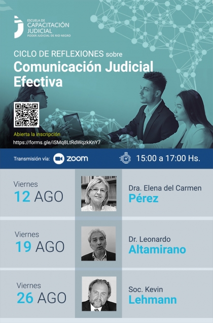 Comienza el ciclo de reflexiones sobre &ldquo;Comunicaci&oacute;n Judicial Efectiva&rdquo;