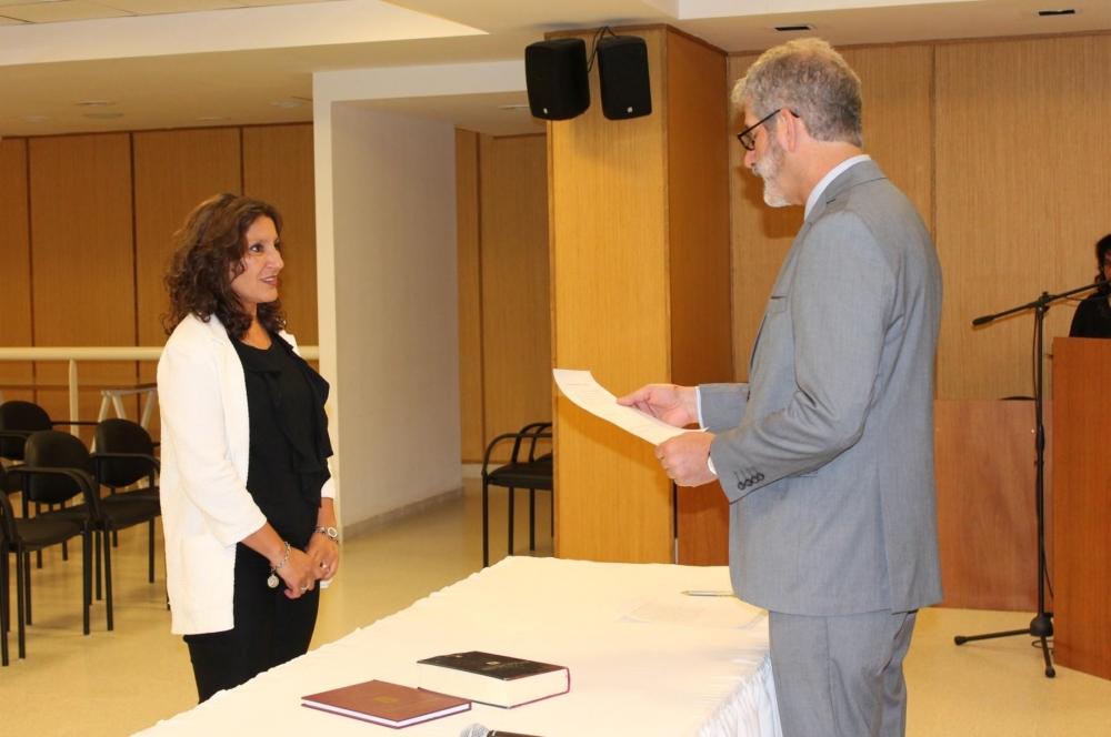 Designaci&oacute;n y jura de la Jueza de Paz suplente de Choele Choel