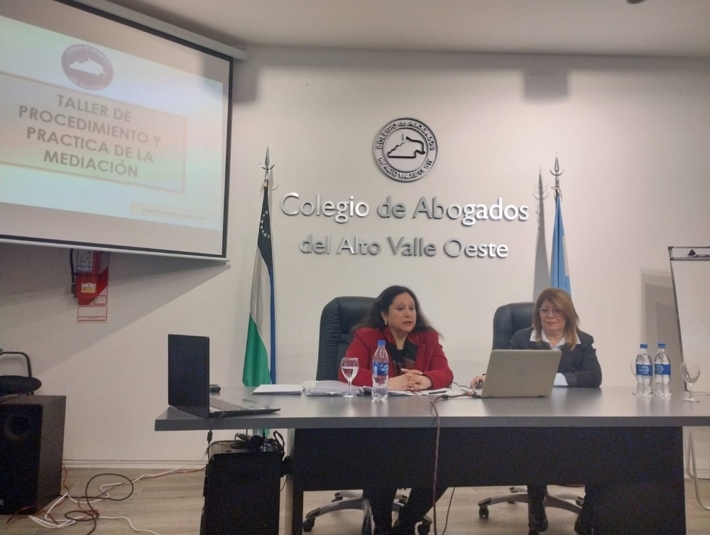 Mediaci&oacute;n: dictaron un taller para j&oacute;venes profesionales